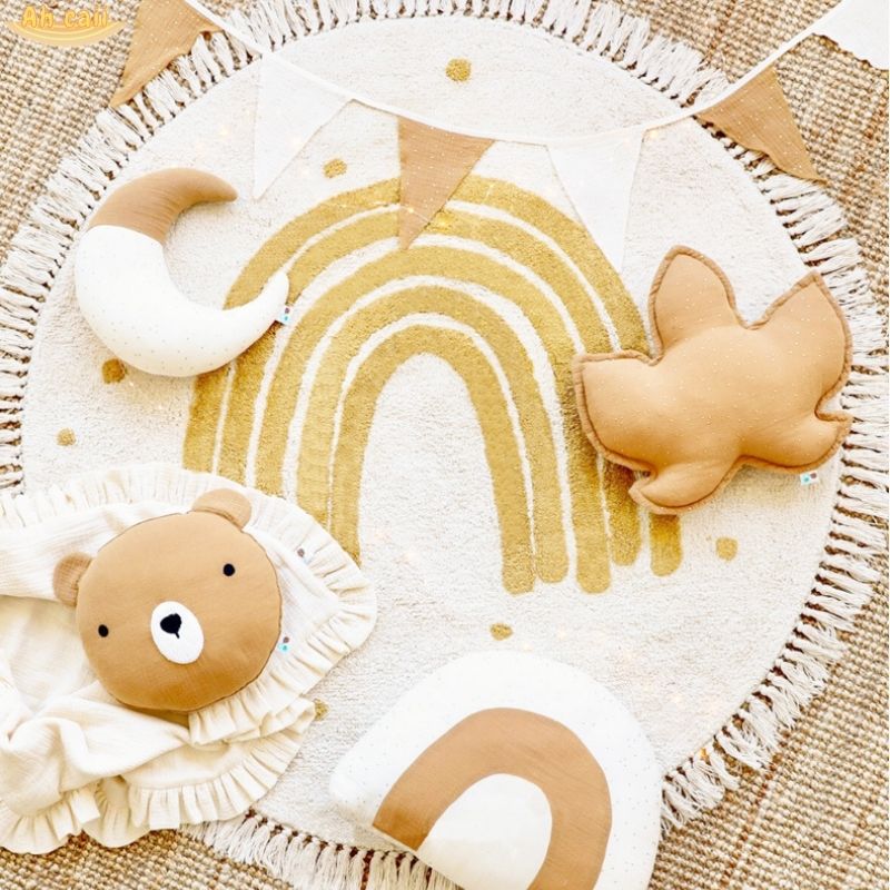 Tapete Arco-íris macio Kids