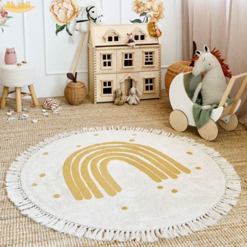 Tapete Arco-íris macio Kids